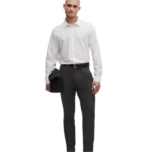 Lululemon Commission Men's Charcoal Slim Stretch Pants Size 32 - Picture 5 of 11